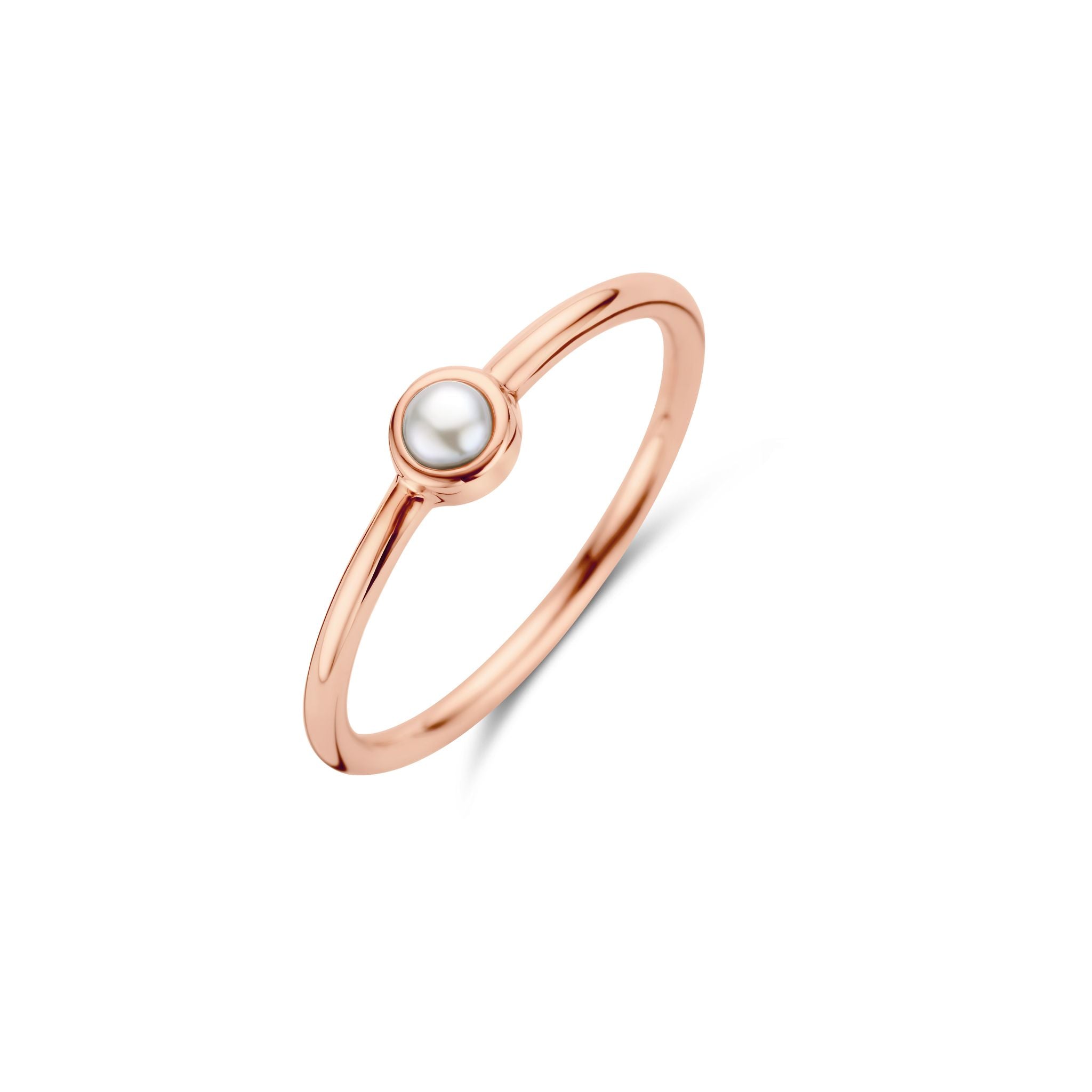 Pearl Ring - Rosévergoldetes Sterlingsilber - Süßwasserperle-1